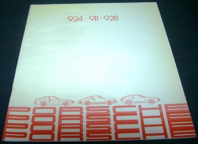 1982 Porsche Dealer Prestige Sales Brochure 924 911 928 Large