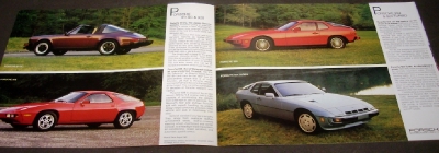 1982 Porsche Audi Dealer Sales Brochure 924 911 928 Turbo 4000 5000