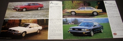 1982 Porsche Audi Dealer Sales Brochure 924 911 928 Turbo 4000 5000