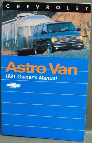 1991 Chevrolet Astro Van Owners Manual