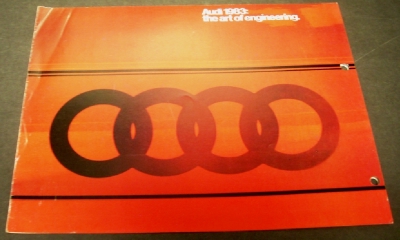 1983 Porsche Audi Dealer Sales Brochure Folder 911 928 S 944 4000 5000