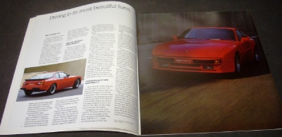 1985 Porsche Classic 944 Models Prestige Dealer Sales Brochure Original