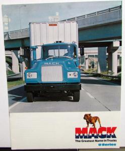 1975 Mack Tucks U Series Specifications Sales Brochure Original