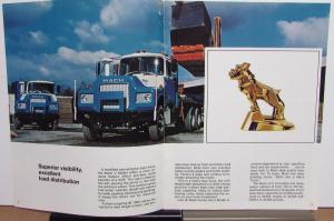 1975 Mack Tucks U Series Specifications Sales Brochure Original