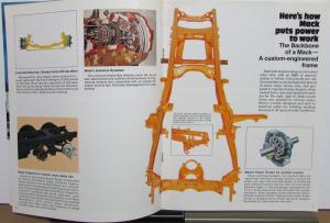 1975 Mack Tucks U Series Specifications Sales Brochure Original