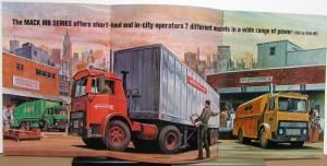 1972 Mack Trucks SB Series Versatile Short Haul Diesel Sales Brochure Original