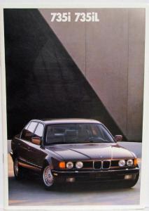 1989 BMW 735i 735iL Sales Brochure