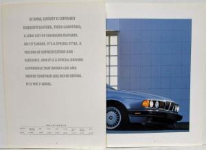 1992 BMW 7-Series Sales Brochure - 735i 735iL