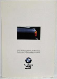 1992 BMW 7-Series Sales Brochure - 735i 735iL