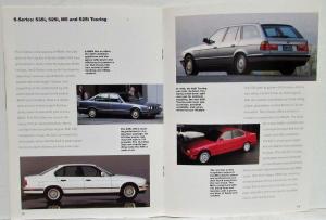 1992 BMW Still Setting the Standards Sales Brochure - Full Line