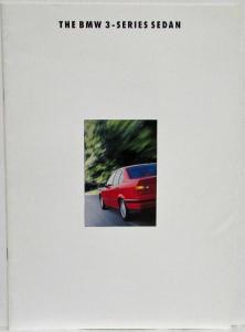 1993 BMW 3-Series Sales Brochure - 318i 320i 325i - Australian Mkt