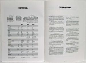 1993 BMW 3-Series Sales Brochure - 318i 320i 325i - Australian Mkt