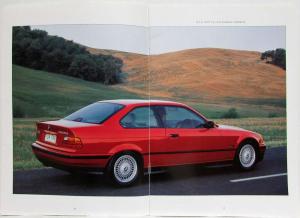 1993 BMW 3-Series Coupe Sales Brochure - 318is 325is - Australian Mkt