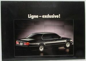 1987-1992 BMW 7-Series Line Exclusive Sales Brochure