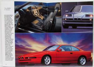 1994 BMW Full Line Sales Brochure 8-Series 7-Series 5-Series 3-Series