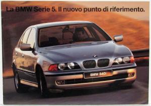 1996 BMW 5-Series Sales Brochure - Italian Text