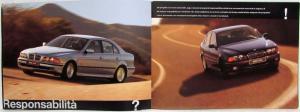 1996 BMW 5-Series Sales Brochure - Italian Text