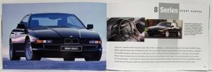1997 BMW Full Line Sales Brochure 8-Series 7-Series 5-Series 3-Series Z3 M3