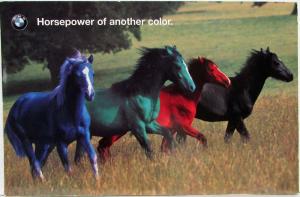 1997 BMW Horsepower of Another Color Paint Color Chart Folder