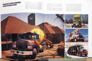 1980 Mack Trucks DM Series Construction Features Sales Brochure Original