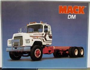 1981 Mack Trucks DM 685s Series Data Sheet Original