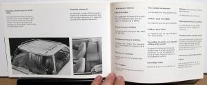 1964 Mercedes-Benz Foreign Dealer Accessories Sales Brochure French Text