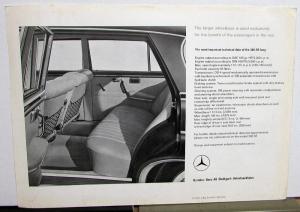 1964 Mercedes-Benz 300 SE Extended Wheelbase Sales Brochure Folder P1107/1