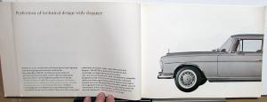 1965 Mercedes-Benz 300SE Coupe/Convertible Prestige Sales Brochure P1052/3