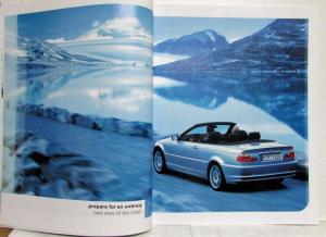 2003 BMW 3 Series Convertible Prestige Sales Brochure 325Ci 330Ci