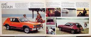 1978 AMC Concord Pacer Gremlin AMX Matador CANADIAN Sales Brochure Original