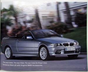 2003 BMW 3 Series Original Accessories Sales Brochure