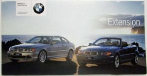 2004 BMW Series 3 Extension Sales Folder - French Text