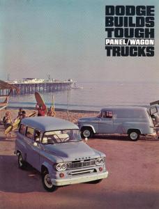 1966 Dodge Panel Wagon Truck Models D100 Sales Folder