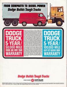1966 Dodge Panel Wagon Truck Models D100 Sales Folder