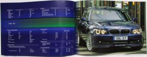 2005 BMW Alpina Fine Automobiles for the Connoisseur Sales Brochure - RARE