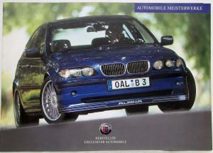 2001-2006 BMW Meisterwerke Sales Folder - German Text