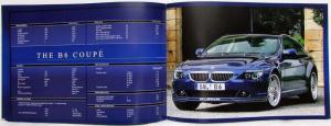 2006 BMW Alpina Fine Automobiles for the Connoisseur Sales Brochure - RARE