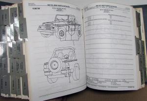 1991 1992 1993 Jeep Dealer Parts Catalog Cherokee Wagoneer Wrangler Comanche