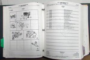 1997 Jeep Dealer Parts Catalog Book Grand Cherokee Wrangler TJ & ZJ Models