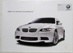 2008 BMW Full Line Sales Brochure - 7 6 5 3 1 Series and Z4 X6 X5 X3 M6 M5 Z4 M