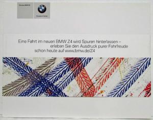 2009 BMW Z4 Sales Brochure - sDrive23i sDrive30i sDrive35i - German Text
