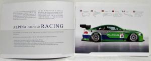2009 BMW Alpina Automobile Masterpieces Sales Brochure - German Text