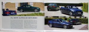 2009 BMW Alpina Automobile Masterpieces Sales Brochure