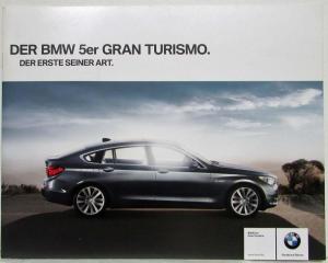 2009 BMW 5 Gran Turismo Sales Brochure - 535i 550i 530d - German Text