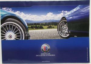 2009 BMW Alpina Automobile Masterpieces Sales Folder Poster German/English Text