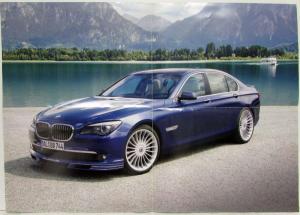 2009 BMW Alpina Automobile Masterpieces Sales Folder Poster German/English Text