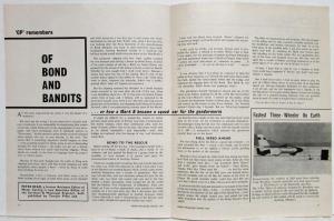 1965 The Bond Magazine Spring Vol 11 No 1 - Profile Len Bint - Equipe GT4S - UK