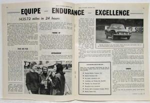 1964 The Bond Magazine Autumn Vol 10 No 2 - Equipes New Record - Club News - UK