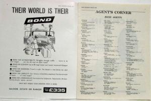 1964 The Bond Magazine Winter Vol 10 No 3 - Rally Reports - The New Cars - UK