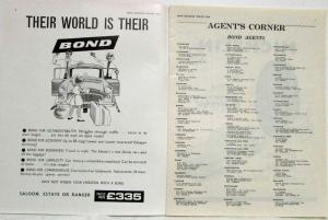 1964 The Bond Magazine Winter Vol 10 No 3 - Rally Reports - The New Cars - UK